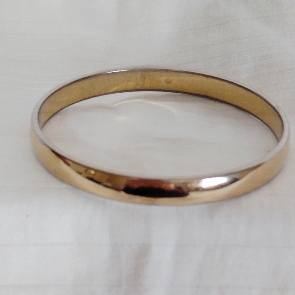 Vintage Monet Gold Bangle Bracelet